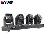 YUER™ 4x80W LED RGBW 4IN1 Moving Head  Beam Light  With Ring Infinite Rotation Wash DMX512 stage Effect For DJ Disco Wedding party Club