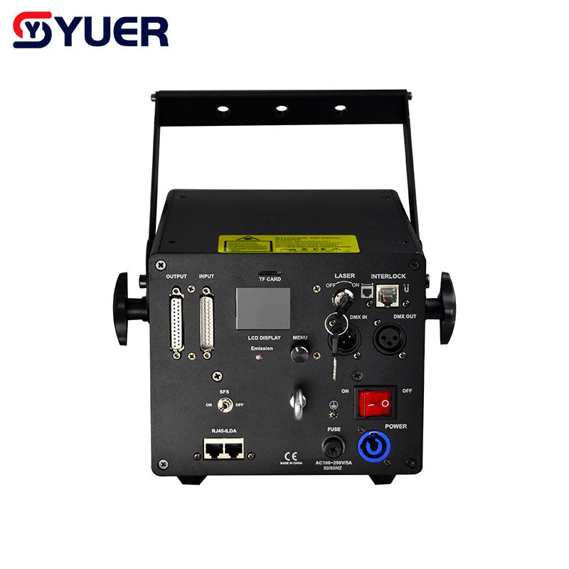 YUER™️ Full Color 5W 40KPPS ILDA Scanner Laser Show RGB Projector