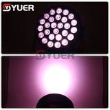 YUER™️ 27x6W RGBW 4in1 DJ Par Light Party Wedding Performance Bar Disco Event Disco LED Wash Light Stage Effect LEDs