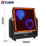 YUER™️LED 400PCS RGB + 108PCS White and Warm White Moving Head Strobe Light Flash Wash Effects RDM DMX512 For DJ Disco Party Club Bar