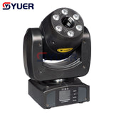 YUER™️ 6X10W LED + 1W 2W 3W Full Color RGB Laser Moving Head Light DMX Scanning Pattern Effect Laser Projector DJ Disco Stage Wedding