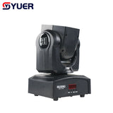 YUER™️ 60W Mini LED Beam With Ring Moving Head Light RGBW 4In1 DMX512 Stage Light Effect Stroboscope For Live Show DJ Nightclub Party