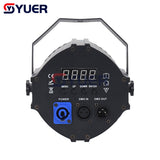 YUER™️ 4X30W COB Par Light Dyeing DMX512 8/9CH Voice Control For DJ Disco Stage Wedding Music Party Dance Floor Indoor Room Nighclub