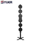 YUER™️ NEW 6 Eyes 6X50W COB + RGB Flood Blinder Light Adjustable Telescopic DMX512 For DJ Stage Lighting Effect Disco Bar Wedding Party