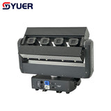 YUER™️ New arrival RGB 3IN1 Laser Beam Moving Head Light XY Axis Infinite Rotation DMX512 DJ Disco Party Club Indoor Stage Effect Lamp