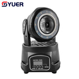 YUER™️ Mini 40W LED RGBW 4IN1 Beam Moving Head Light With Dual Ring Strobe Stage Lights DMX512 Dj Disco Party Wedding Bar Stage Effects