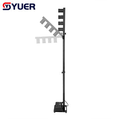 YUER™️ 4X10W LED White Lighting Mast with Manual Focus DMX512 APP Remote Control Suitable for Stage Performance Conference Wedding Party