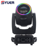 YUER™️ 7R 230W Moving Head Light Beam With LED Aperture Rainbow Effect Stage Lighting DMX512 Control for Disco Party Club Bar DJ Show