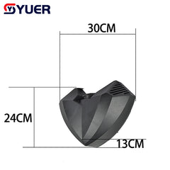 YUER™️ NOUVEAU Moule Lumière à rouleau rotatif à boule disco LED 100W avec effets stroboscopiques Spot DMX512 DJ Soirée Bar Spectacle Éclairage de scène de mariage