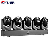 YUER™️5X60W RGBW Point Control Moving Head Light Beam Horse Racing Effect RDM DMX512 For Stage Light Effect Light Disco Dj Music Party Bar