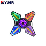 YUER 300W LED Retro Bee Eye Moving Head Light 4 in 1 Background Mixed Colourful Effect DMX Sound Control for DJ Party Disco Show