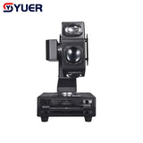 YUER™️ Lighting Super Bright UFO 6x40W LED Moving Head Light DMX 512 Rotate Meteor Beam Effect Lights For Party DJ Stage Show