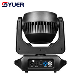 YUER™️LED 18X12W RGBW 4IN1 Moving Head Zoom Light With Ring Voice Control DMX512 For Disco Party Club DJ Stage Effect Lights