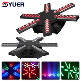 YUER™ NEW LED 36X3W RGB 3IN1 Effect Light With Infinite Rotation Voice control DMX512 For DJ Party flashing lights dance club Disco Stage Effect Light