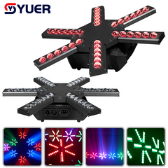 YUER™ NEW LED 36X3W RGB 3IN1 Effect Light With Infinite Rotation Voice control DMX512 For DJ Party flashing lights dance club Disco Stage Effect Light