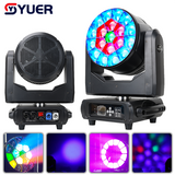 YUER™️LED Standard Edition 19X40W RGBW 4IN1 Moving Head Light Spot+Wash+Zoom+Rotation Effect For DJ Disco Party Bar Club Wedding