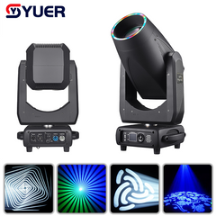 YUER™️ Mini 600W LED Cutting Moving Head Light CMY CTO With Aperture Beam Spot Zoom Wash 3in1  DMX512 For Stage Light Effect Light Disco Dj Music Party Bar