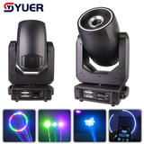 YUER™️NEW 10W RGB Full Color Moving Head Laser Light With Ring APP Control DMX512 For DJ Disco Wedding Bar Stage Effect