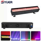 YUER™️ LED 42X3W RGB 3IN1 +63x1W White Curtain Light Wall Washer Lights With 14+21 fun horse racing effects DMX512 For DJ Club Disco Party Dance Floor
