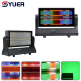 YUER™️480X0.3W RGB+500X2W Amber Cool White Moving Head Strobe Light Individual Control Voice control DMX512 For Show Disco Dj Party Club Lights