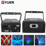 YUER™️ NEW Waterproof 30W RGB Laser Light ILDA DMX512 Animation Beam Scanner Stage 3D Laser Outdoor Projector Dj Disco Party Park