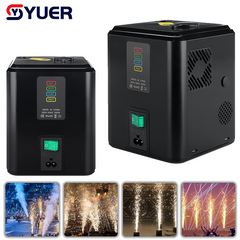 Máquina de fuegos artificiales de chispa fría YUER™ MINI 350W Control remoto inalámbrico para DJ Boda Celebración DMX y control remoto Fuente de chispa Máquina Sparkular