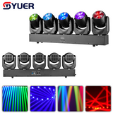 YUER™️5X60W RGBW Point Control Moving Head Light Beam Horse Racing Effect RDM DMX512 For Stage Light Effect Light Disco Dj Music Party Bar