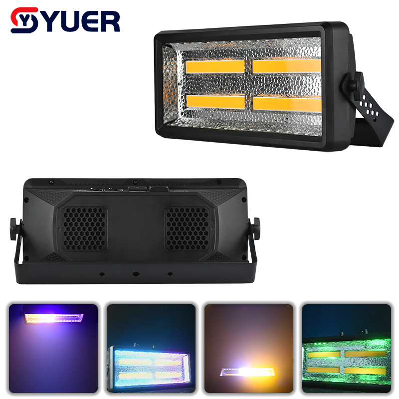 YUER™NEW LED 4X40W COB+36X1W RGB 3IN1 Strobe Light Voice Control DMX512 For Stage Lighting Party Dj Disco Concert Live Show Horse Racing Lamp