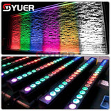 YUER™️ LED Wall Wash Light 18X10W RGBW 4in1/18X15W RGBWA 5in1/18x18W RGBWA+UV 6in1 Stage Lighting Running Horse Point Control DMX512 Good Effect Disco DJ Party Equipmen