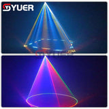 YUER™️ 300 Laser Effects 20KPPS 2W RGB Full Color Laser Light Auto Sound DMX DJ Disco Stage Wedding Party Bar FB4 Laser Beam show