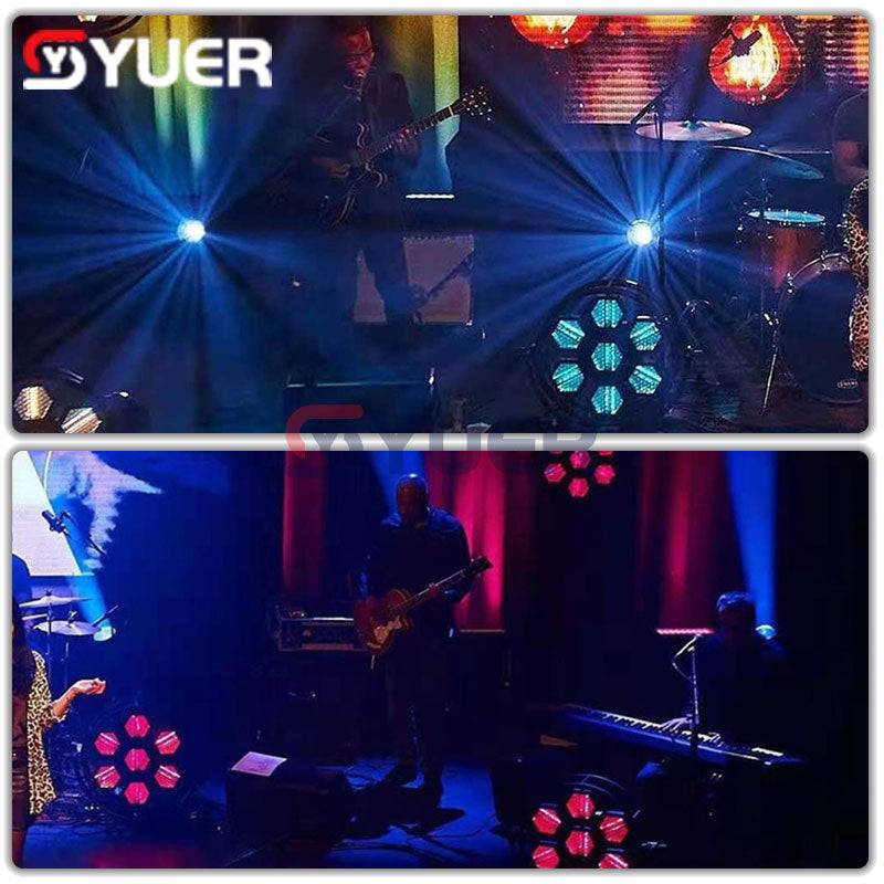 YUER™️ Disco LED 7X60W RGBW 4IN1Retro Flash 168pcs SMD5050 RGB Stage Strobe Effect Light For Concert DJ Wedding led Club Party