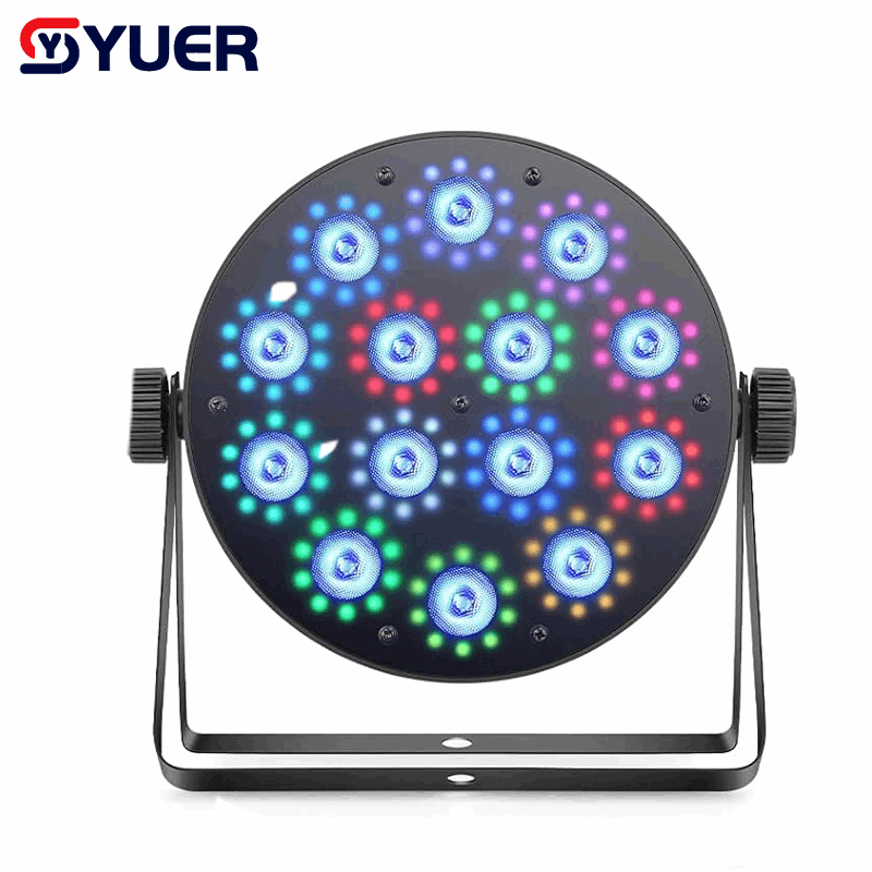 YUER™ 14x6W RGBW 4in1+140pcs 5050RGB LED Par Light Wash Pixel Effect DMX512 Remote Control For DJ Disco Party Bar Club Wedding Stage Lighting