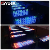 YUER™️ NEW Mold YUER Light Stage Lighting 36X3W LED Swing Light  RGB 3in1 Wash Wall For Bar KTV Disco Party LED Wash Effeect Light