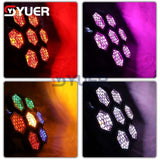 YUER™️ 7x50W Retro Flash Light Strobe RGB Wash Effect Sound DMX Control For Party Disco Club Light DJ Equipment Stage Effect Lighting