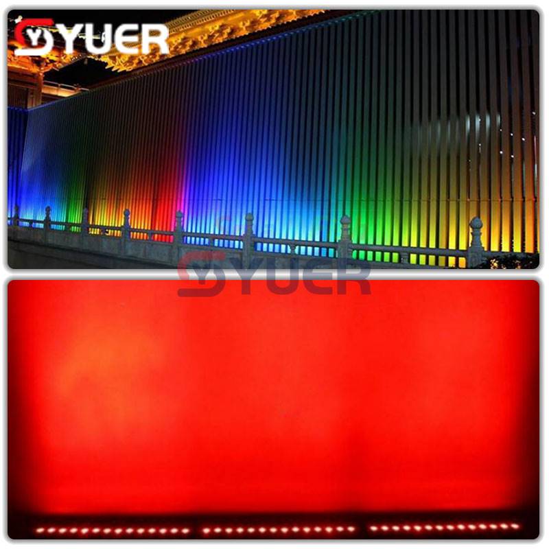 YUER™️ New Arrival 18X10W RGBW 4IN1/18X15W RGBWA 5IN1/18X18W RGBWA+UV 6IN1 LED Bar Wall Washer Lights DMX512 Washer Flood lights Dj Bar Party Show Stage Lighting