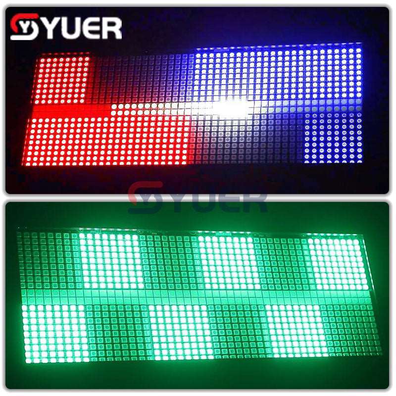 YUER™️ NEW LED 12+12 Moving head strobe Light DMX512 RDM horse racing dyeing flashing Effect 3in1 For DJ Disco Bar Music Party Stage