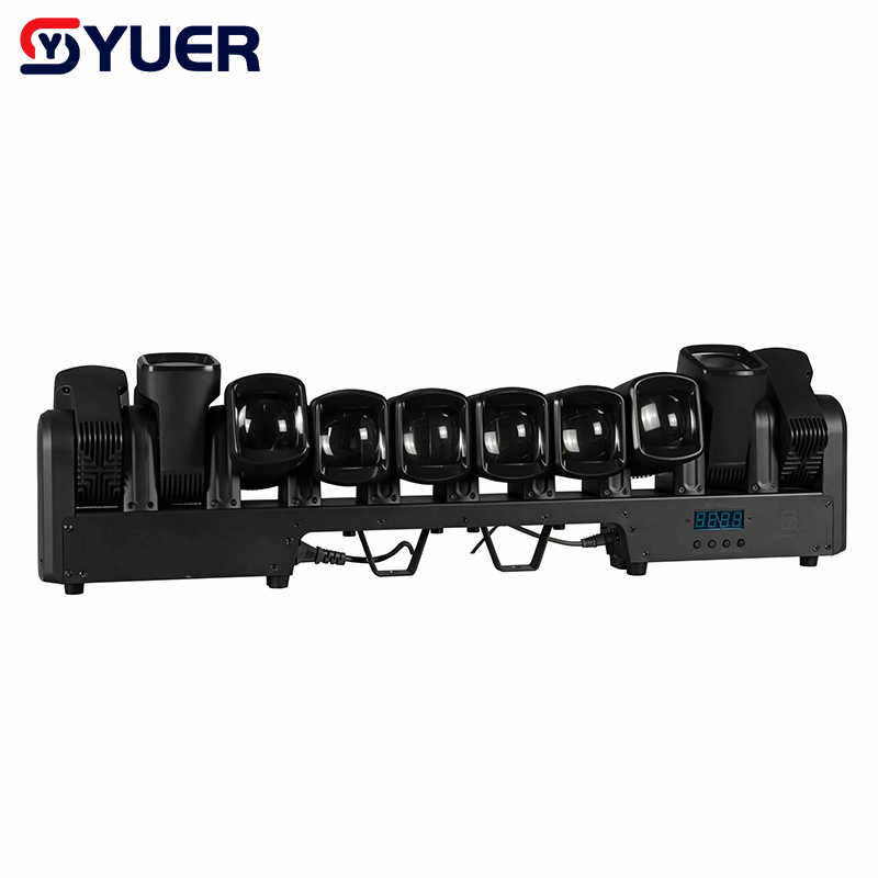 YUER™ 10X40W LED RGBW 4in1 Swing Beam 10 Head Moving Head Light DMX512 For DJ Disco Bar Live Show Concert Stage Lighting
