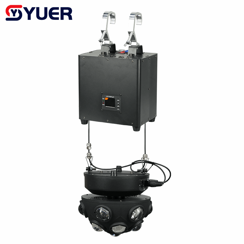 YUER™ 13x10W RGBW 4in1+ Red Green Laser Magic Ball Lifting Light DMX512 Sound Control For DJ Disco Party Bar Club Wedding Stage Effect Lighting
