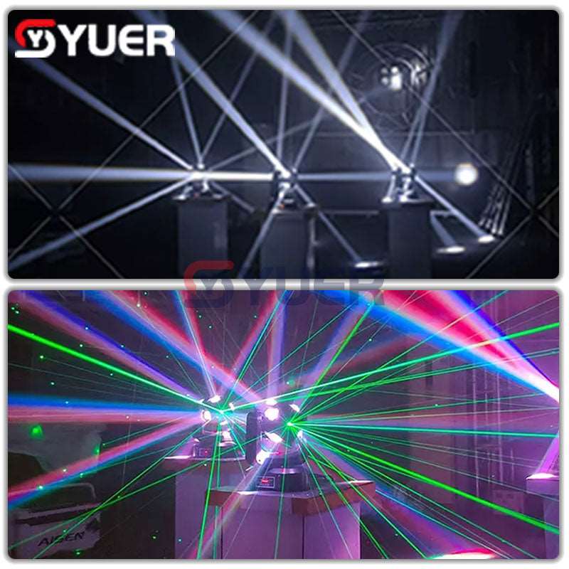 YUER™️ NEW Mold Professionale DJ Disco Ball Lights LED beam laser strobe 3 in1 moving head light DMX Nightclub party show stage lightin
