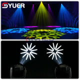 YUER™️ 150W LED Spot Pattern Moving Head Lighting 18/13/11 DMX Channel 3in1 Funtion Zoom Beam Lights Disco Music Party Stage Spotligh