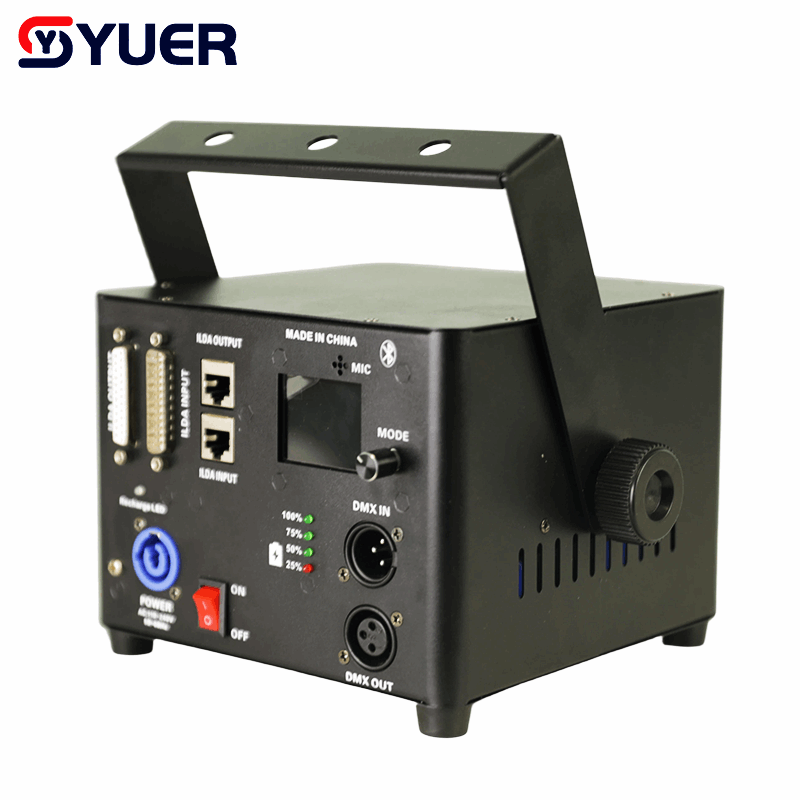 YUER™ 5W 6W RGB Animation Battery Laser Light With Bluetooth APP ILDA Control Pattern Effect For DJ Disco Party Bar Club Wedding Stage Lighting
