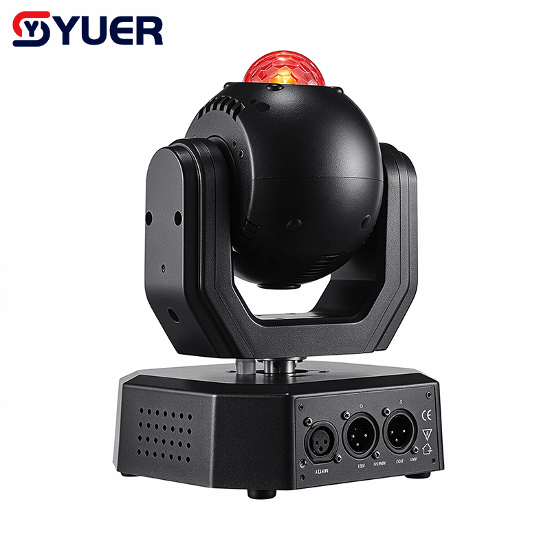 YUER™ 3x15W +Red Green Blue Laser Moving Head Light Magic Ball Laser Effect DMX512 Sound Control For DJ Disco Party Bar Club Wedding Stage Effect Lighting