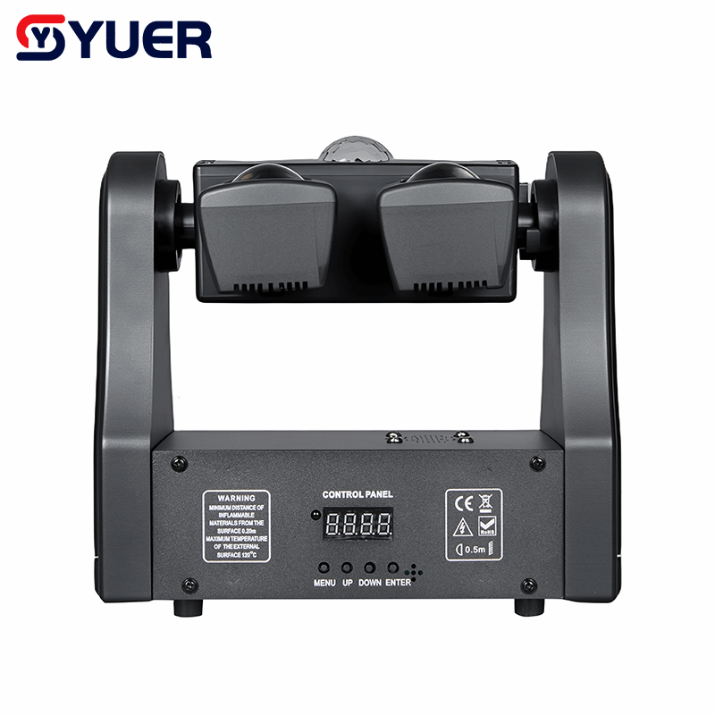 YUER™16x3W +1pcs 5050 RGBW 4in1 +2x10w Storbe +R G Laser Moving Head Light Beam Magic Ball Effect DMX512 Remote Control For DJ Disco Party Bar Club Wedding Stage Effect Lighting