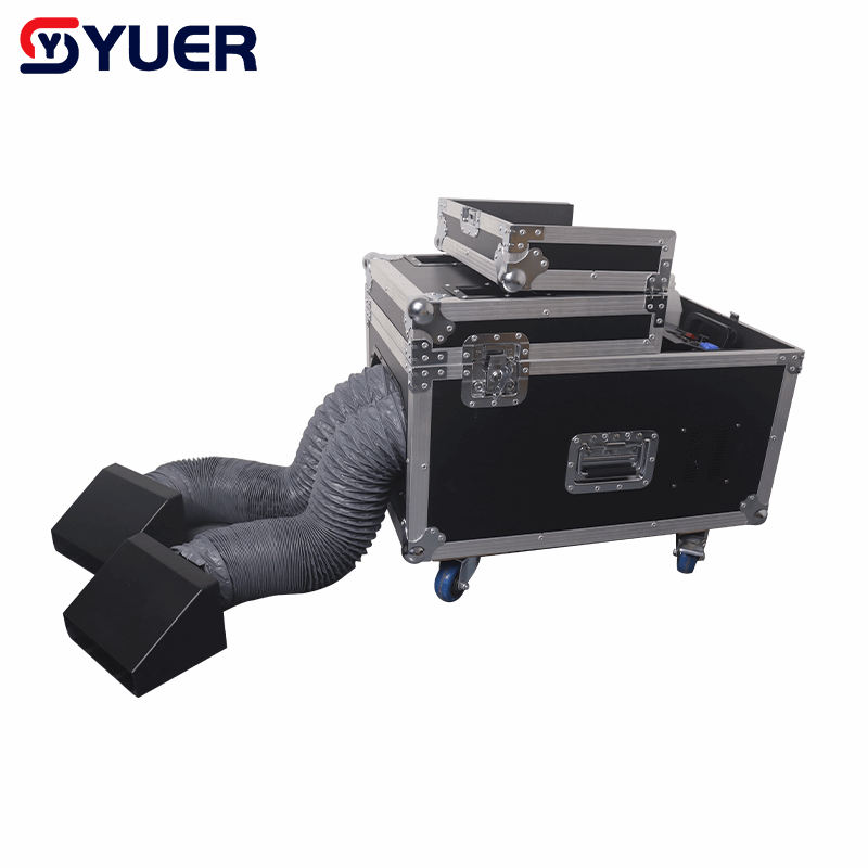 YUER™ New 5000W Double Head Water Mist Machine Fog machine Stage Special Effects Equipment DMX512 For DJ Disco Party Bar Club Wedding Stage Lighting