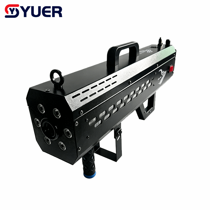 YUER™ 1500W Smoke Gun Nozzle LED RGB + Light Strip RGB 40W Spray distance 5-8 meters For DJ Disco Party Bar Club Wedding Stage Lighting