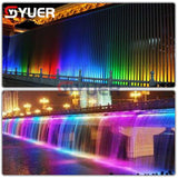 YUER™️ IP65 Water Proof Point Control 1  18X10W RGBW 4in1/18X15W RGBWA 5in1/18X18W RGBWAUV 6IN1 LED Wall Wash Light DMX LED Line Bar Wash Stage Light For Dj Waterproof Running Horse Point Control