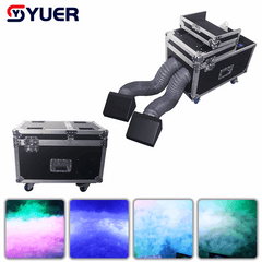 YUER™ New 5000W Double Head Water Mist Machine Fog machine Stage Special Effects Equipment DMX512 For DJ Disco Party Bar Club Wedding Stage Lighting