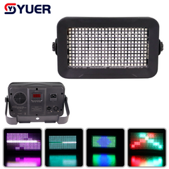 YUER™ 55+68 Segments RGB Strobe Light DMX512 Sound Control For DJ Disco Party Bar Club Wedding Stage Lighting