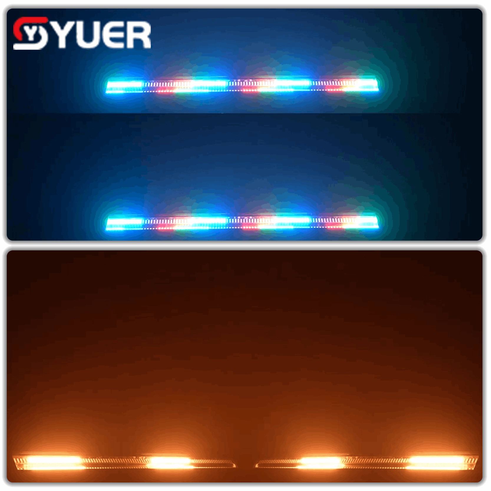 YUER™ IP65 Waterproof 576x0.5W RGB +288x0.5w White Long Strip With Stick Style Flicker Wash Point Control Effect ADJ DMX Chanels RDM For DJ Disco Party Wedding Club