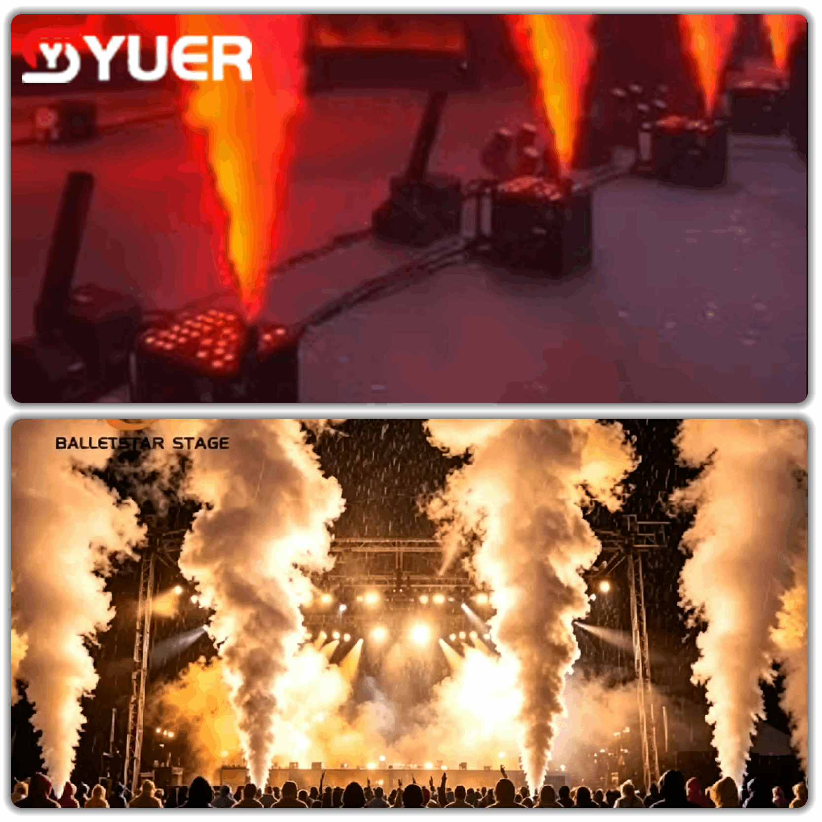 YUER™ 3500W 4000W 4500W +33X10W LED RGBA Jet Column Fog Smoke Machine DMX512 Remote Control For DJ Disco Party Bar Club Wedding Stage Effect Lighting